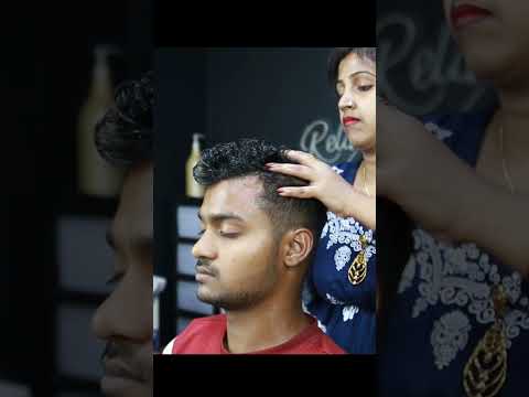 She Doing Tik Tik Pin Pen Massage ASMR | Barber Girl Chaitali #shorts #pinpenasmr