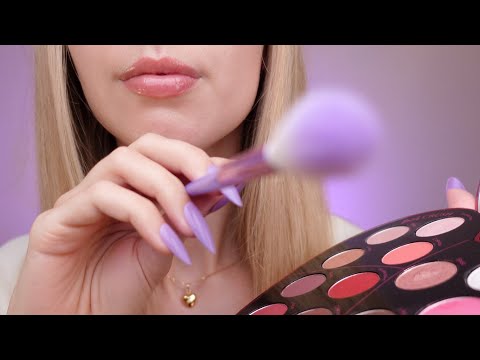 ASMR Up Close Doing Your Makeup (No talking, Layered sounds, Personal attention) 💄