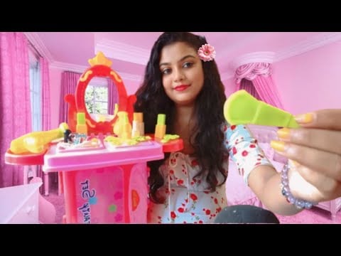 ASMR | Doing Your Princess Makeup With Kids Toys | 💖💄