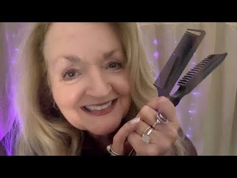ASMR Giving You a Sleek High Ponytail 💇🏻‍♀️✨ (Tingly Hair Brushing & Styling Sounds)
