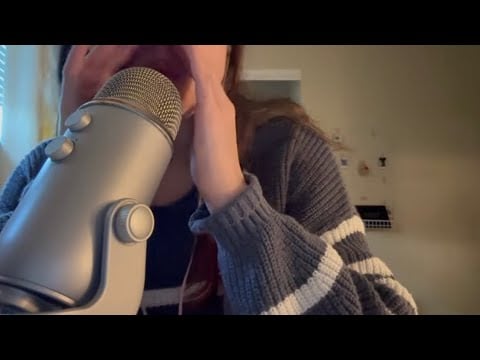 ASMR | cupped mouth sounds, gum chewing, teeth chattering, heavy breathing | custom for fernando