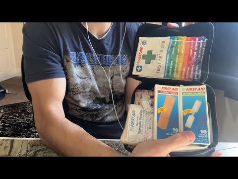 ASMR With a vintage first aid kit