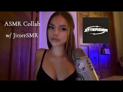 ASMR collab with @JitterSMR doing your makeup and hair 💅💄