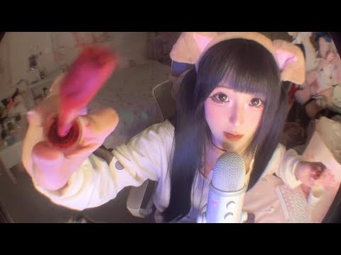 Gentle Mic Touching by Cute Girl | ASMR for Peaceful Dreams