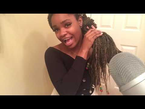 ASMR Playing With My Braids (With Mic)