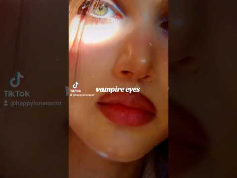 vampire eyes 😜 #tiktok #youtubeshorts #greeneyemakeuplook