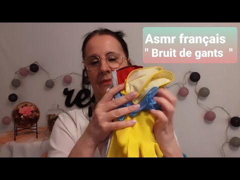 #Asmr français, bruit de #gants!!