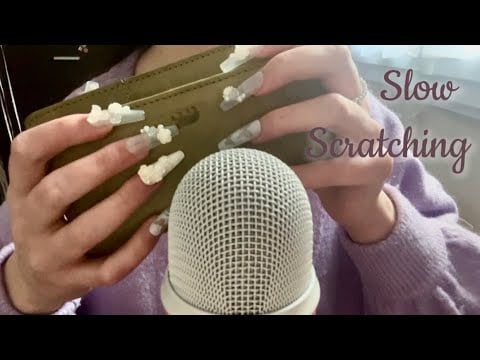 ASMR | Long nails scratching for sleep, relaxation and tingles [No talking]