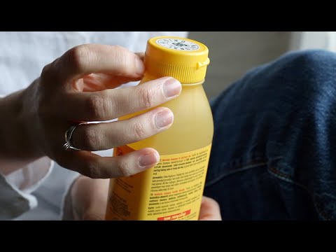 ASMR Finger, Nail Tapping & Scratching On Plastic Bottle (No Talking)