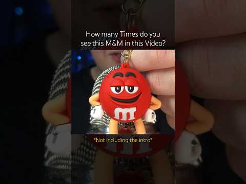 How many Times do you see the M&M in this Video? ❤️ #asmr