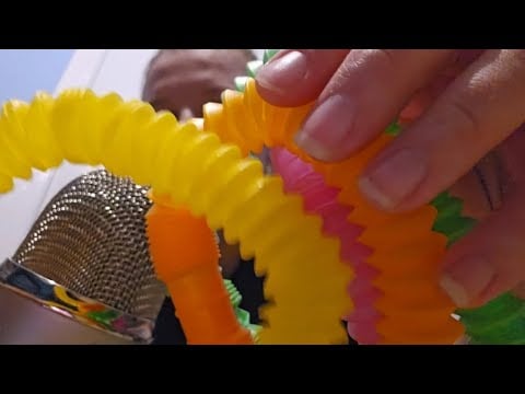 Fast and Aggressive chaotic intuition test with fidget tubes ASMR