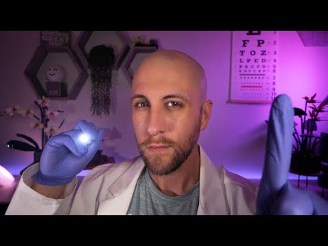 ASMR Detailed and Realistic Eye Exam