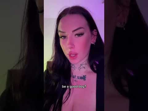 Are you gonna be a good boy? #mommy #dommy #goth #goodboy