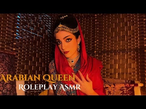 Asmr Arabian Queen Roleplay 🌙 (soft-spoken, inaudible whispering, and night ambience)