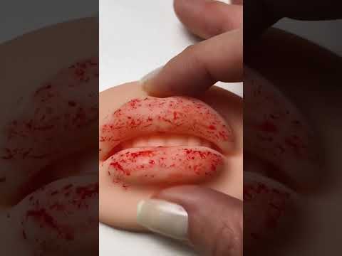 Micropigmentação labial • ASMR #shorts