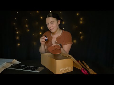 ASMR Shoe Store 👞 (scanning, typing, writing, measuring, box, & shoe sounds)