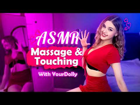 ASMR with MIRROR 💝 MASSAGE & TOUCHING YOU to make you Relax 💝