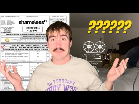 how to read a FILM call sheet 🎥 - ASMR Ramble