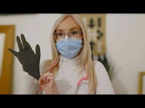 ASMR Medical doctors appointment visit | face touching | personal attention | gloves mask whispering