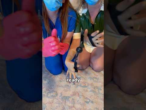 Each with our own… plans. #nurse #medicalexam #latexgloves #medicalroleplay