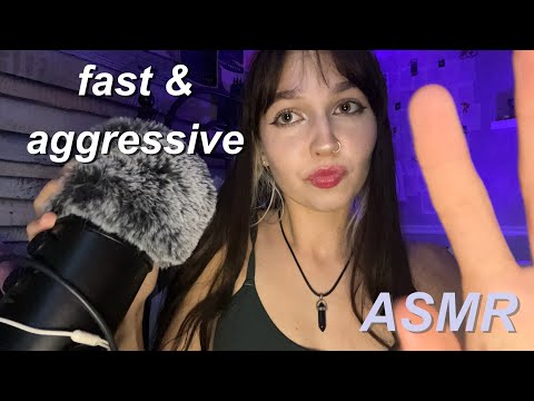 35+ Minutes of Fast and Aggressive Background ASMR for Sleeping, Gaming, Studying👾📓 (NO Talking)