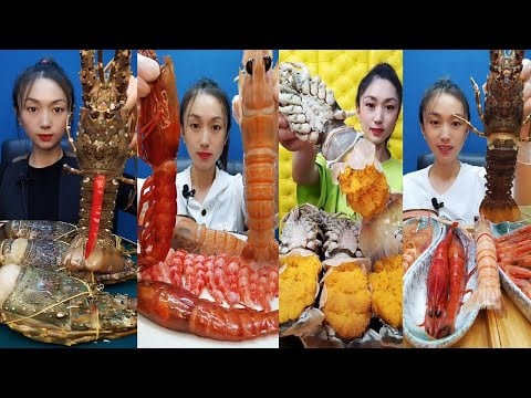 Super Satisfying Seafood Mukbang ASMR 🦞 | 극도로 만족스러운 해산물 먹방 ASMR 🦀 | 超満足シーフード大食い ASMR 🍤 | 超治愈海鲜吃播