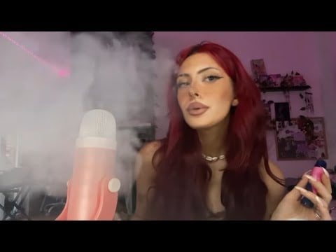 ASMR - smoking and nails tapping✨