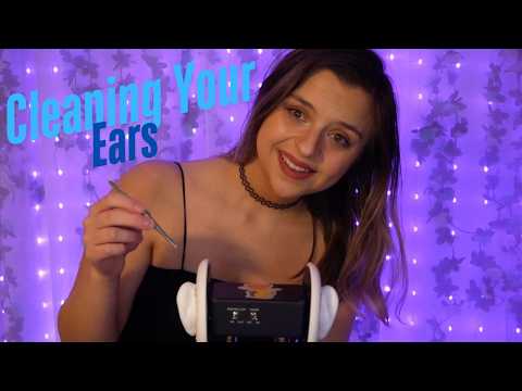 ASMR~ Girlfriend Cleans Your Ears | Unintelligible Whispers