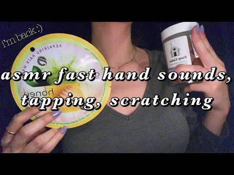fast hand sounds, tapping, scratching asmr (lofi)