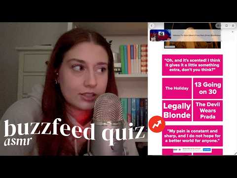 asmr | do some more buzzfeed quizzes with me (trivia, nostalgia, movies)