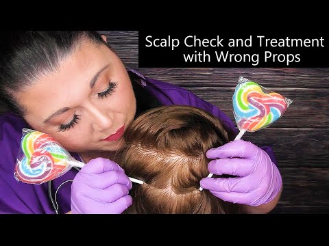 ASMR Scalp Check and Treatment with Wrong Props (Whispering, Scalp Scratching) Medical Roleplay