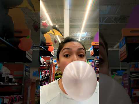 BUBBLE GUM ASMR | blowing big bubbles popping sounds