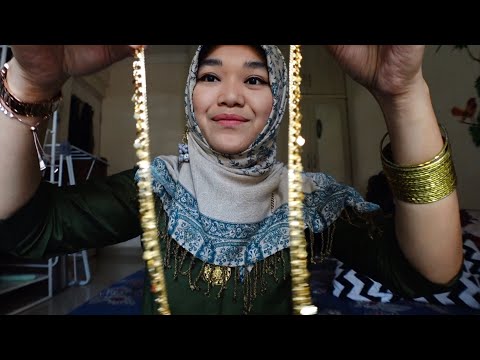 ASMR soft spoken - my jewellery 💍 collections (gold rings, sterling silver, anklets, necklaces)
