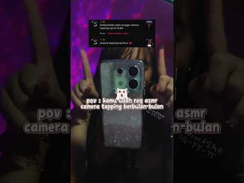 ASMR Logi Camera Tapping for you again - Camera Touching and Scratching 📸 #asmr #cameratappingasmr