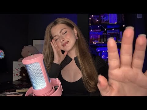 You'll Fall Asleep Watching This ASMR •☆• personal attention, hand movements, mouth sounds, clicky