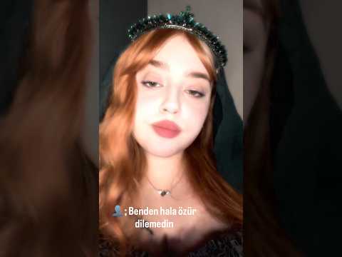 Özür mü 😂😂 #asmr #keşfet #mouthwhisper #greenscreen #hurrem