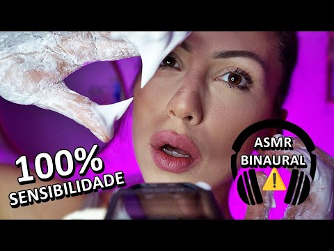 ASMR 100% DE SENSIBILIDADE PARA SENTIR MUITOS ARREPIOS | BINAURAL 🎧