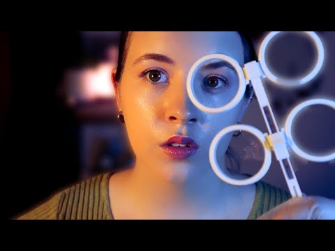 ASMR Prescription Eye Exam (Lens 1 or 2 Tests, Lights, Gloves, Soft Spoken)