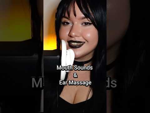 Mouth sounds & Ear massage #asmr #shorts