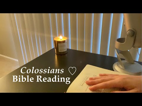 Christian ASMR Colossians Bible Reading & Discussion