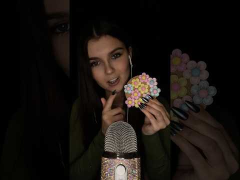 ASMR Flower trigger board 🌸 #asmr #tingles #asmrtriggers #relax