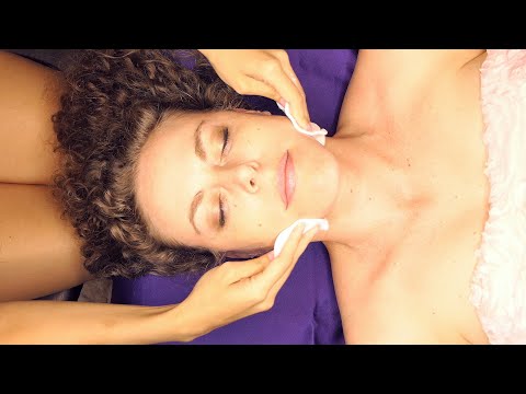 ASMR 💕 Beautiful Anti-Aging Facial Spa & Face Brushing ⚡ Ultra Relaxing w/ Corrina & Courtney