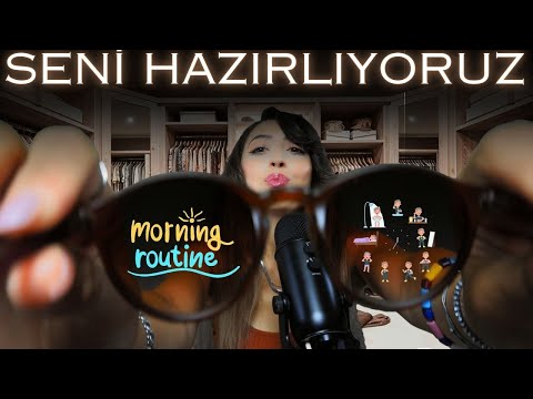 ASMR Sabah Rutini : Yüz Yıkama, Diş Fırçalama ve Saç Tarama