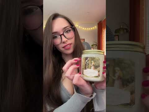 #ASMR candle tapping 🕯️ i mostly wanted to show the art on this cute candle i got as a gift hehe
