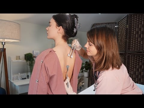 ASMR Real Person Health Assessment Head, Back, Soft Spoken RELAX & SLEEP 