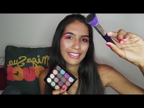 ASMR AMIGA TE MAQUIANDO / asmr makeup