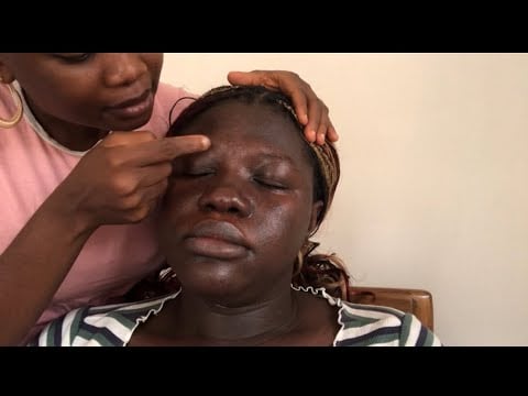 ASMR RELAXING FACE TOUCHING AND NITPICKING FOR DEEP SLEEP 😴 