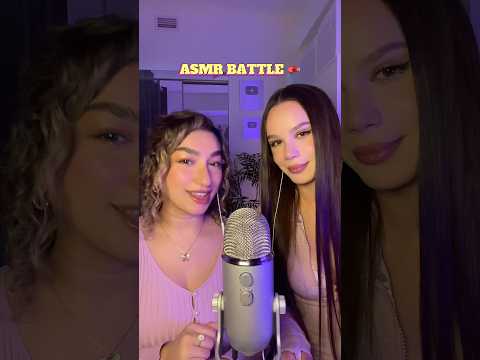 #ASMR Battle with @kaitlynfallasmr — who scoted more points? 🥊