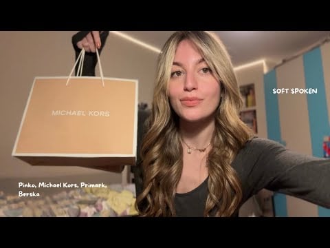 HAUL SHOPPING 💸 soft spoken (asmr ita) 