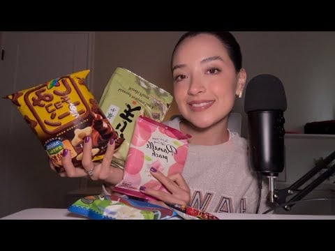 ASMR | Japanese snacks 🇯🇵